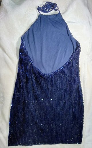 Vestido lentejuelas, Pull&Bear