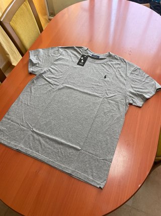 Polo Ralph Lauren Camiseta Gris XL Bordada