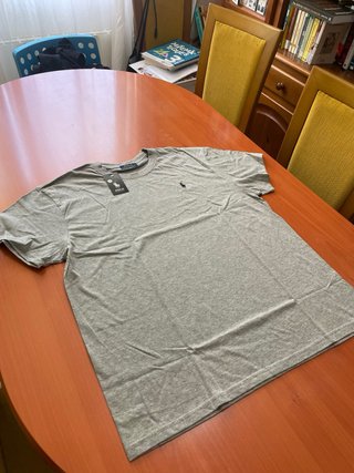Polo Ralph Lauren Camiseta Gris XL Bordada