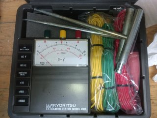 Medidor de tierras KYORITSU 4102