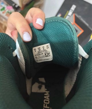 Zapatillas Puma Altas Blancas y Verdes