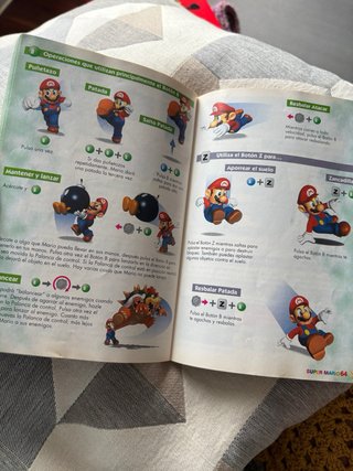 Super Mario 64 Cartucho y Manual