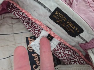 Bermuda Scotch & Soda Rosa/Beige