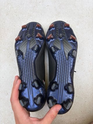 Botas Adidas Speedflow Negras y Azules