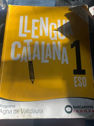 Llengua catalana, 1 ESO