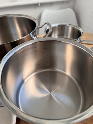 Juego 5 Cacerolas Fissler Acero Inoxidable