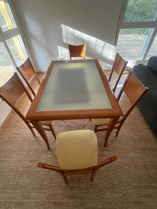 Mesa de comedor con 6 sillas