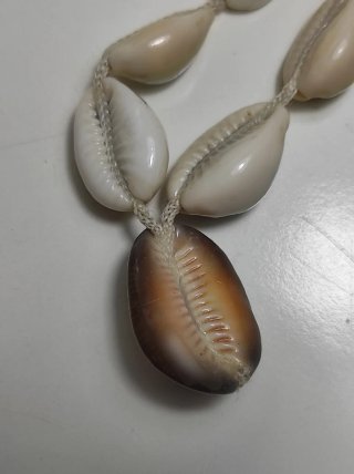 Collar con Abalorios Concha