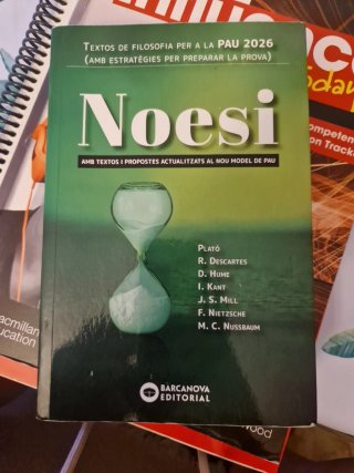 Noesi. Textos de filosofia per a les PAU 2026