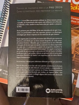 Noesi. Textos de filosofia per a les PAU 2026