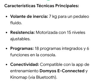 Elíptica Domyos 500