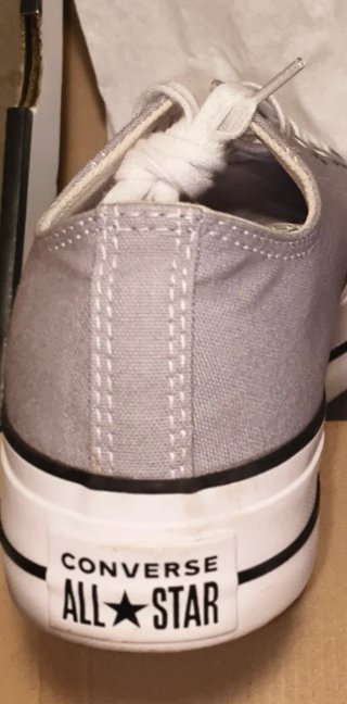 Converse plataforma grises mujer