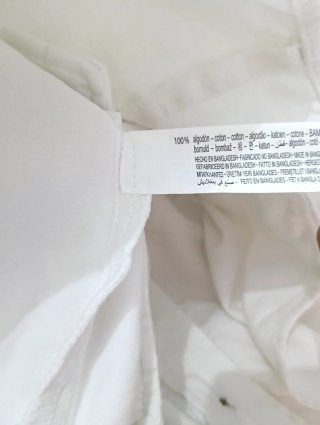 Sobrecamisa Zara vaquera blanca oversize XS/S