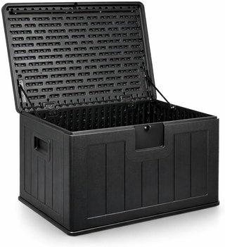 Baúl exterior almacenaje de resina impermeable