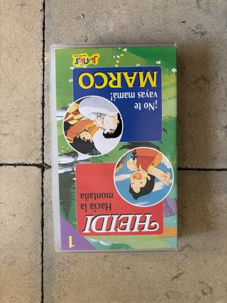 Película VHS Heidi y Marco (Español)