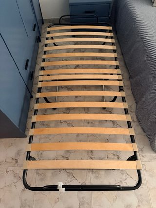 Cama Plegable 70x190 con Colchón