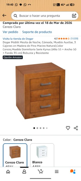 2 mesitas de noche