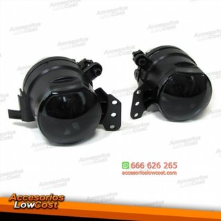 FAROS ANTINIEBLAS CON LUPA AHUMADOS PARA PARAGOLP
