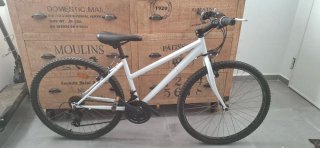 Bicicleta Blanca Mediana Usada