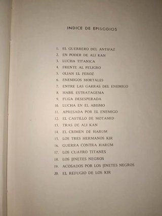 Lote 8 Tomos El Guerrero del Antifaz (Ed.Valencia)