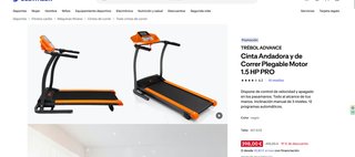 Cinta de Correr Plegable Trebol Advance