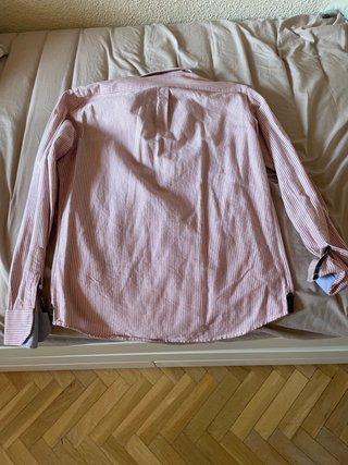 Camisa Maguen rayas rosa y blanco talla S
