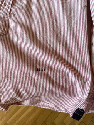 Camisa Maguen rayas rosa y blanco talla S