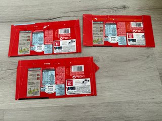 3 envoltorios chocolate Nestlé Nintendo - Mario