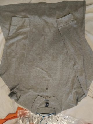 Polo manga larga Sol's gris talla L