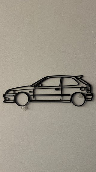 Honda Civic EK 3D - Soporte Llaves