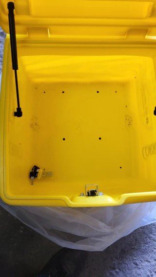 Baúl Correos Vespa Amarillo
