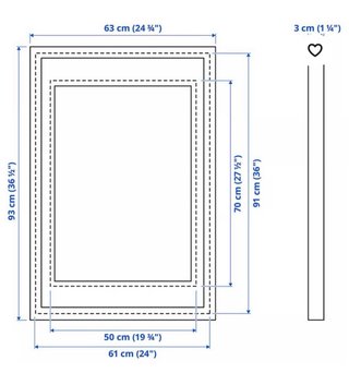 Cuadro RÖDALM Ikea Negro