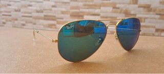 Gafas Ray-Ban Aviator Azules y Doradas