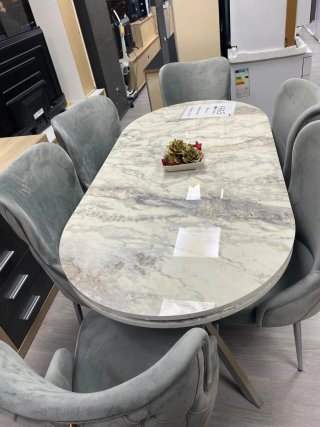 Mesa turca + 6 sillas nuevas 549€
