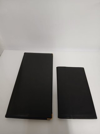 Tarjetero Latouche piel negra
