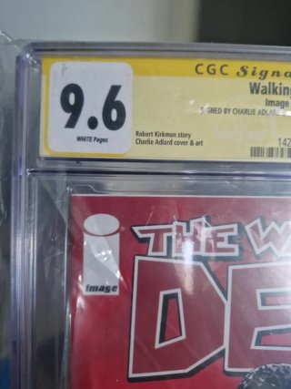THE WALKING DEAD CGC 9.6 CON FIRMAS