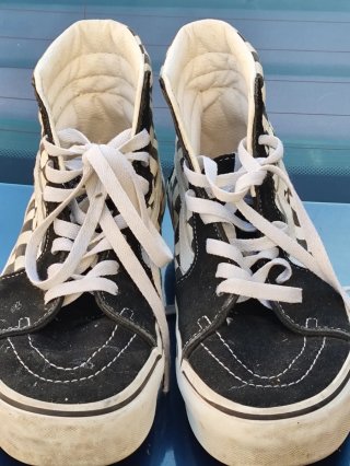 Botas Vans Sk8 Hi Checkerboard