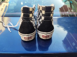 Botas Vans Sk8 Hi Checkerboard
