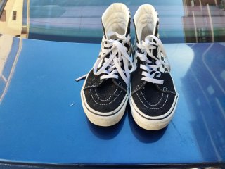 Botas Vans Sk8 Hi Checkerboard