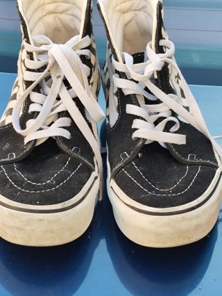 Botas Vans Sk8 Hi Checkerboard
