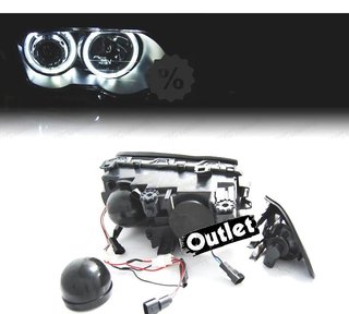 JI FARO DCH BMW SERIE 3 E46 4 PUERTAS 98-01 OJO ANGEL CCFL F