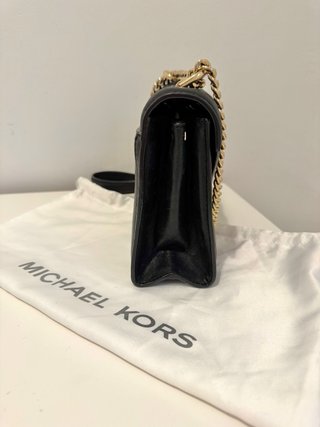 Borsa a spalla Michael Kors Nero e Oro