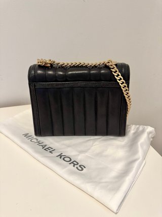 Borsa a spalla Michael Kors Nero e Oro