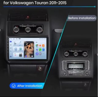 Radio Multimedia Junsun VW Touran 2011-2015