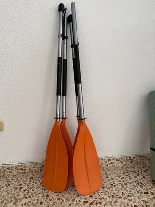 Remos Kayak Decathlon Naranja