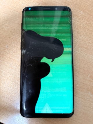 Samsung Galaxy S9 Plus Nero Rotto