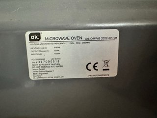 Microondas OK 20L con Grill 700W