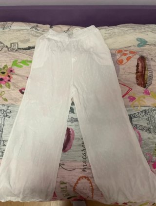 Pantalón blanco lino (mercadillo Majadahonda)