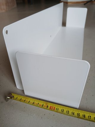 Estanterías TEEBooks 60x15 cm, Blancas, set de 16