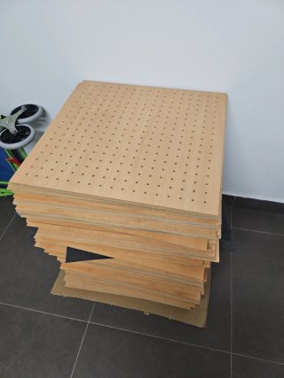 Placas de madera para techos desmontables